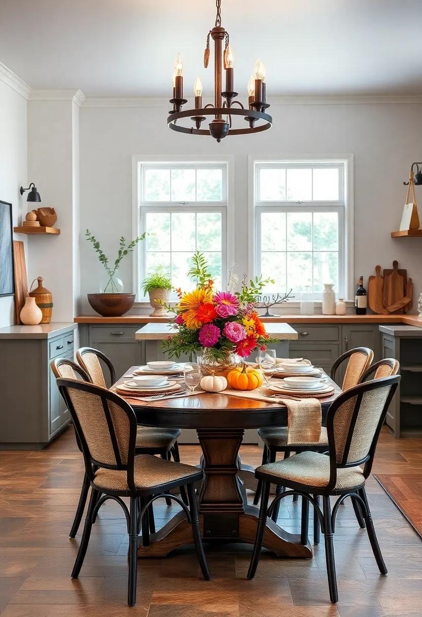 Seasonal Centerpieces: Make your dining area ⁣inviting with seasonal displays made from fresh flowers, ‍pumpkins, or greenery, changing with each season
