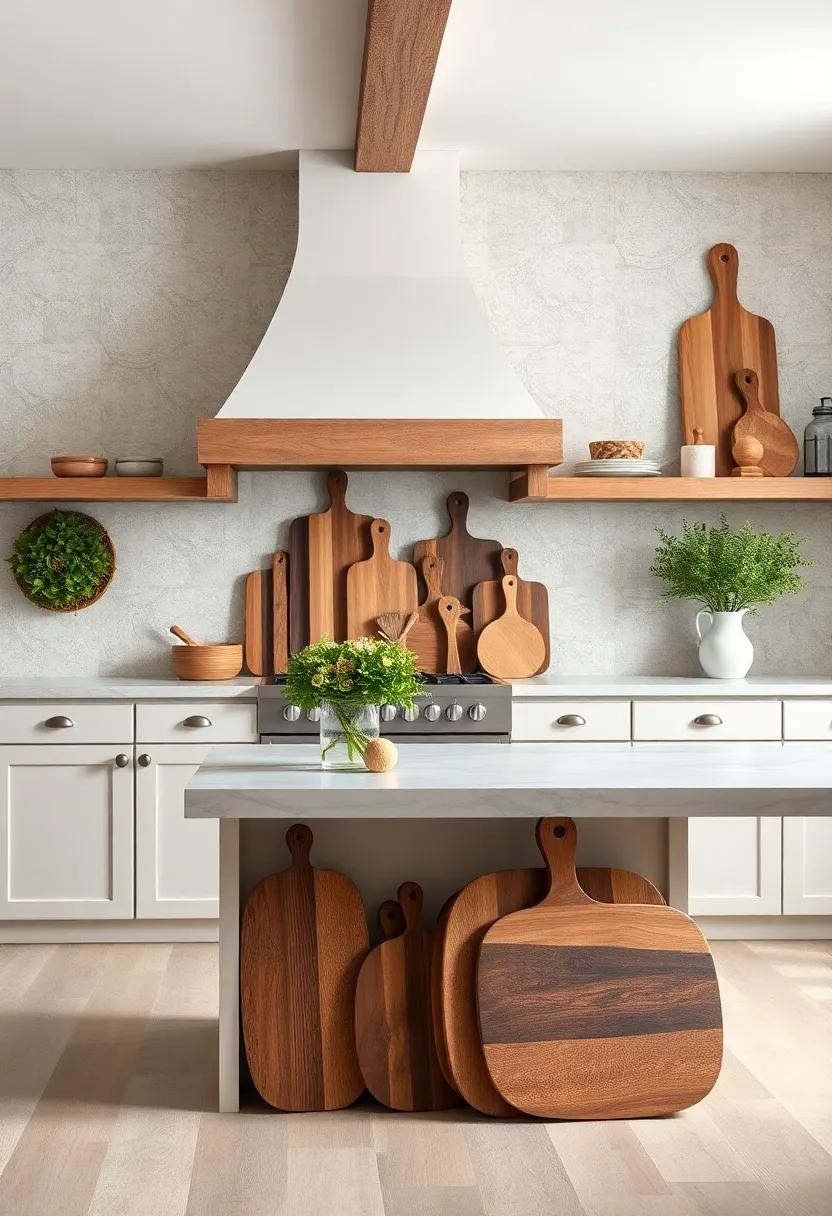 Wooden Cutting Boards:‍ Practical and beautiful, a variety of ⁣wooden ⁢cutting boards adds ⁣texture⁢ and warmth to your kitchen space