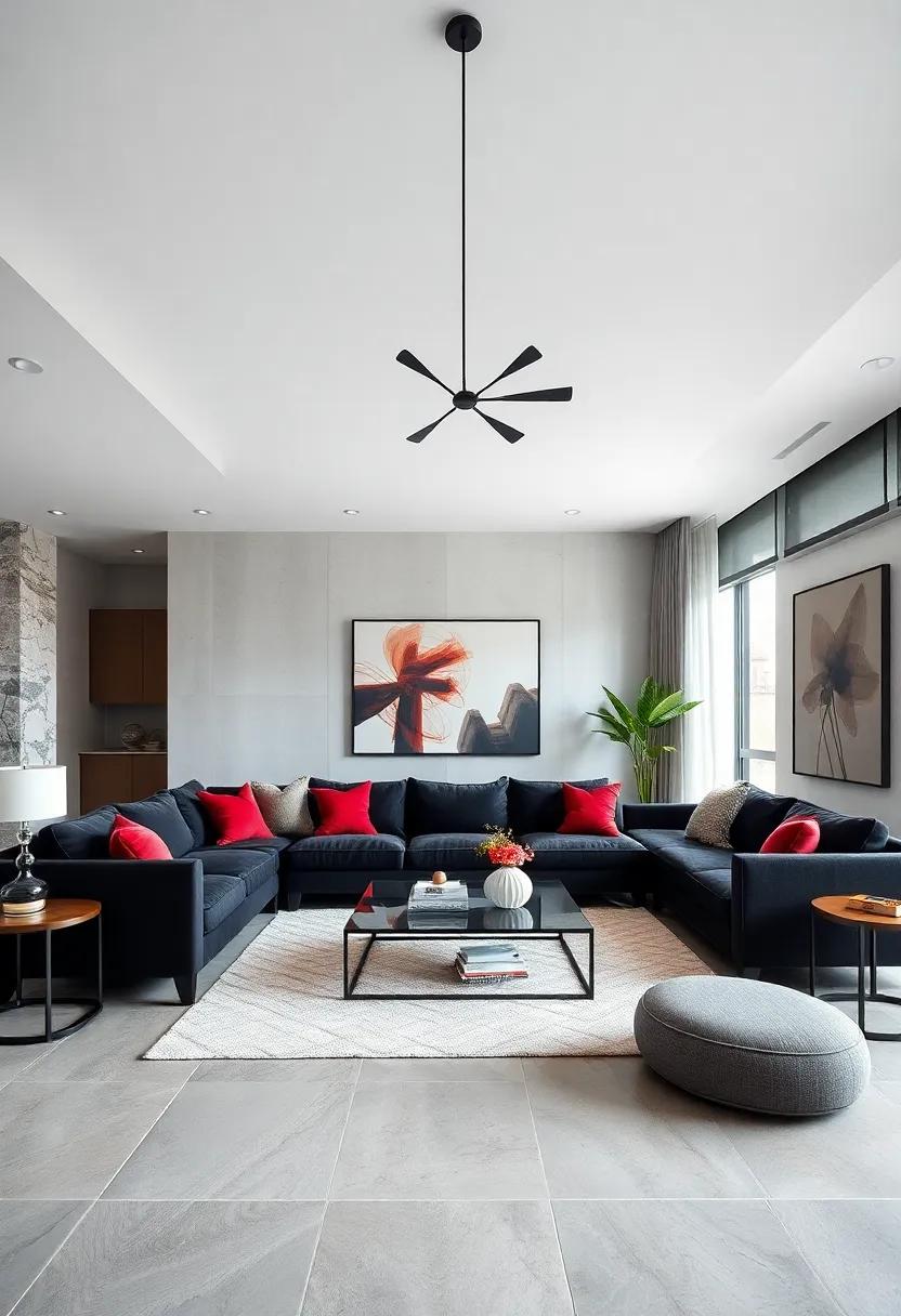 embrace minimalism with a chic sectional⁣ that maximizes seating‌ while keeping the look ‍sleek ​and uncluttered