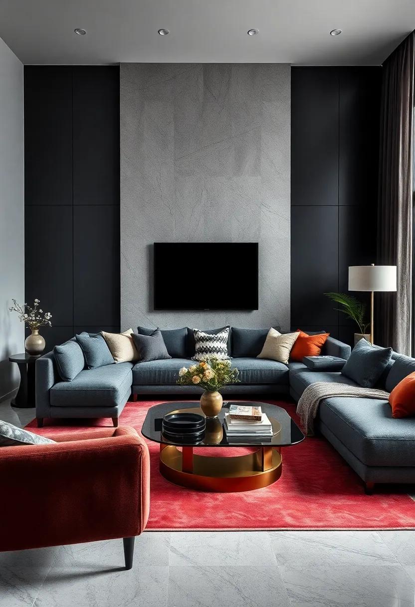 Opt for a sleek, modern‍ coffee table in a glass or metallic finish to add‌ a ⁤touch of glam without overpowering the space