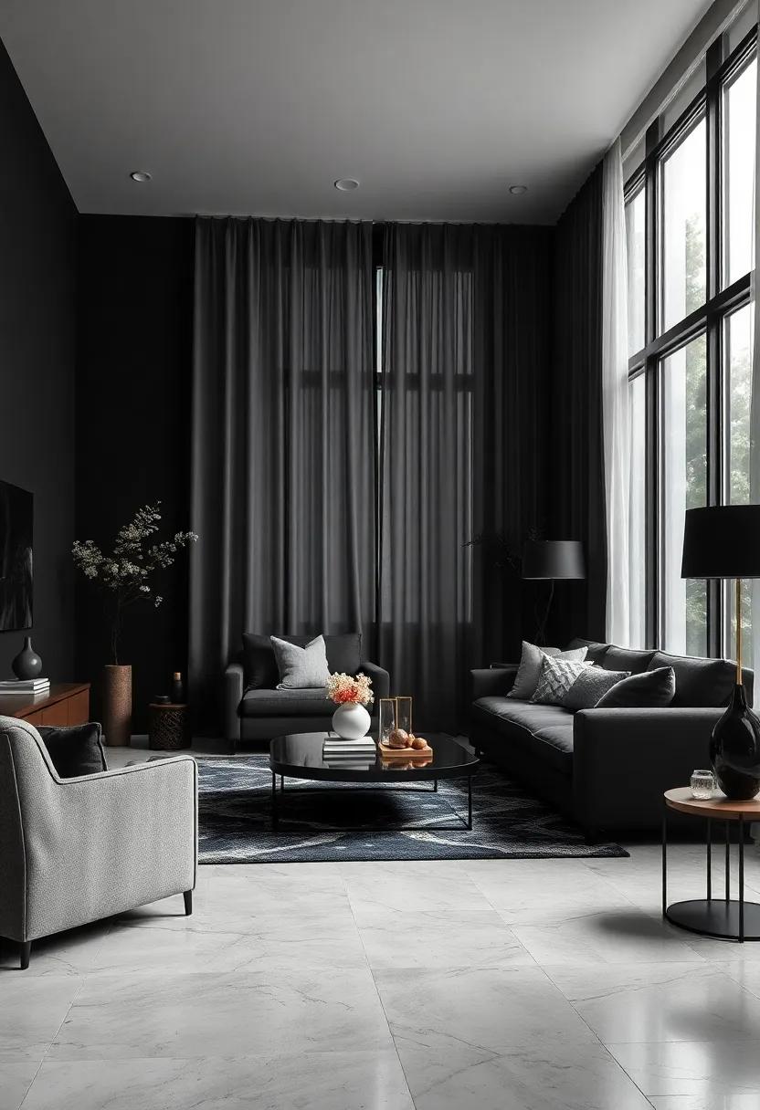 Use a monochromatic palette ⁣for your⁢ window ‍treatments,⁣ opting for flowing curtains that⁣ soften the room