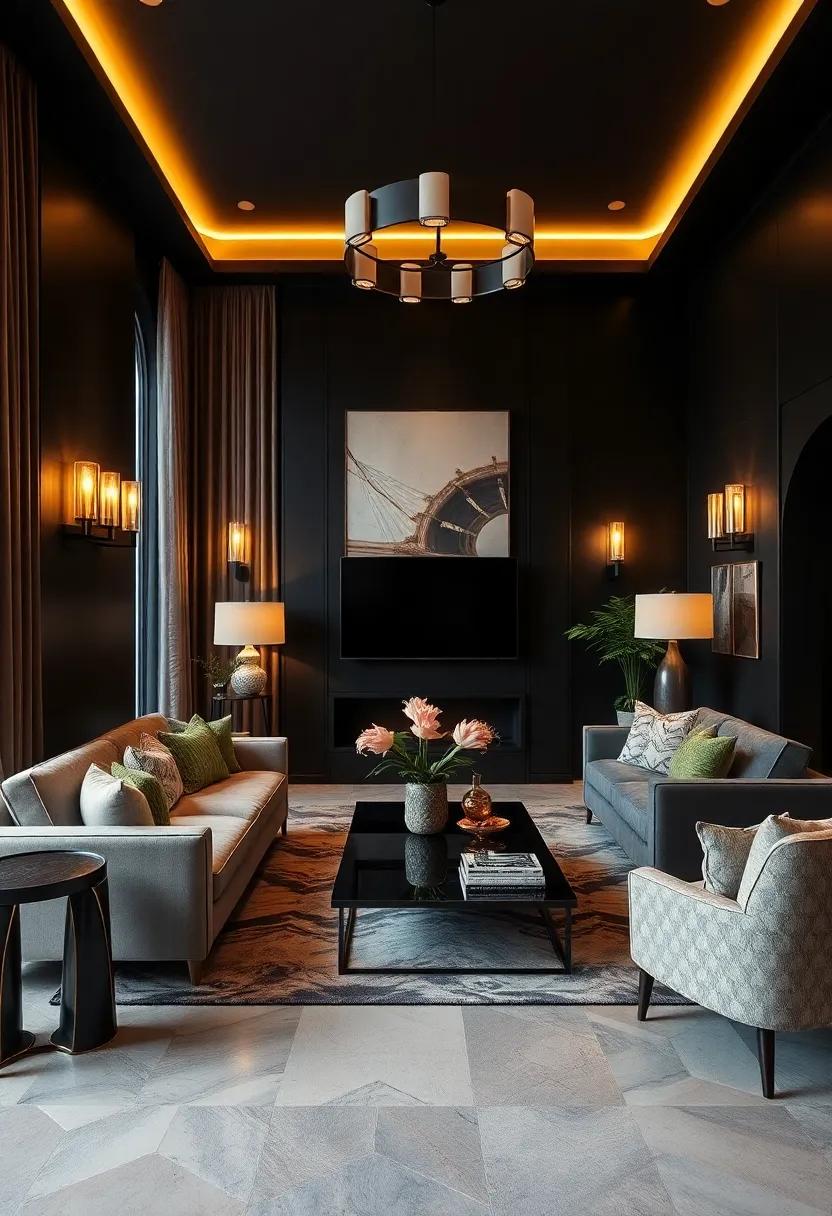 Invest in ⁢sophisticated​ lighting through sconces or lamps with unique bases⁣ that ⁢double as ⁢artistic features