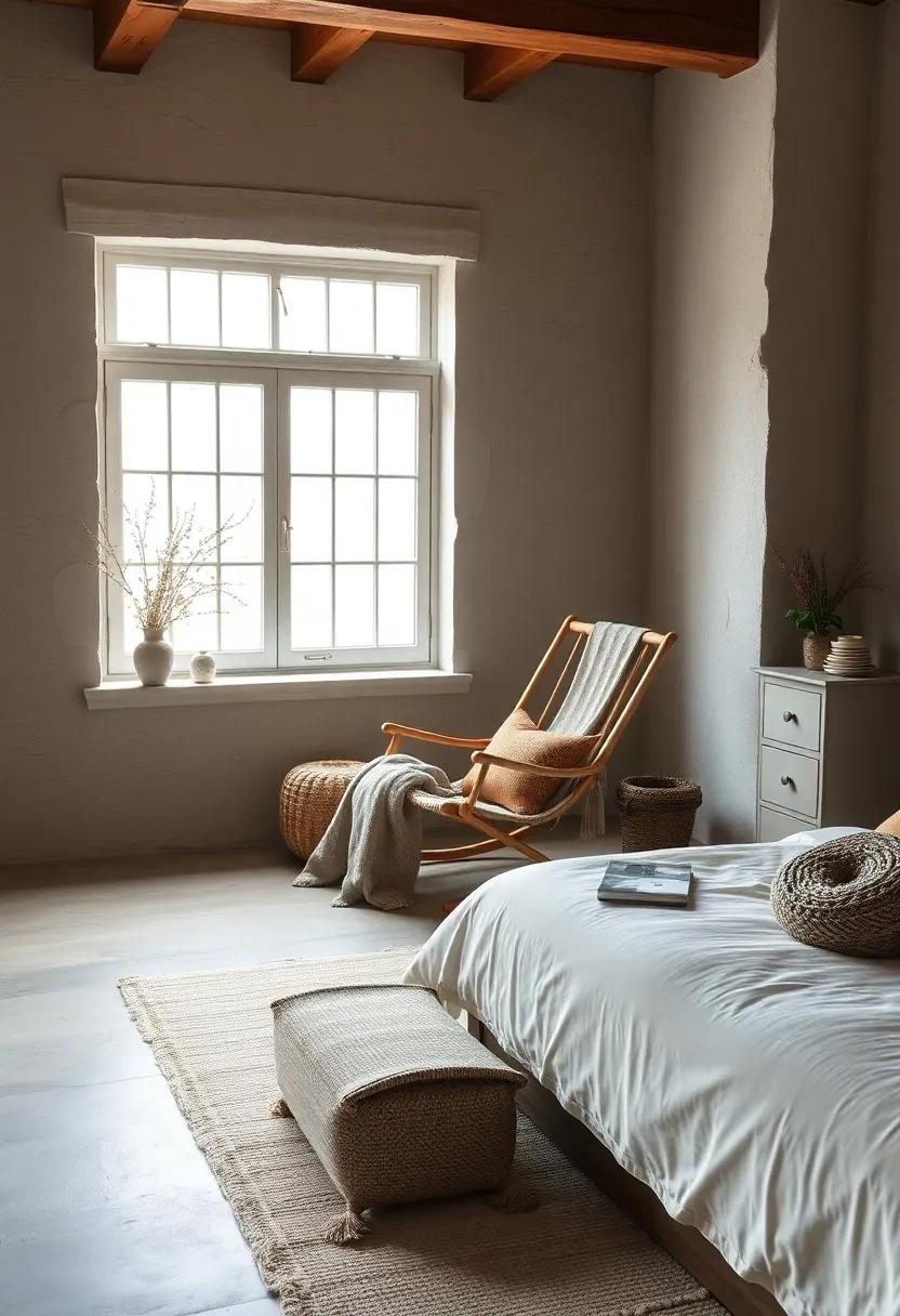 Create a cozy reading nook by incorporating ⁢a handmade rocking chair paired with a soft, ⁤organic cotton blanket