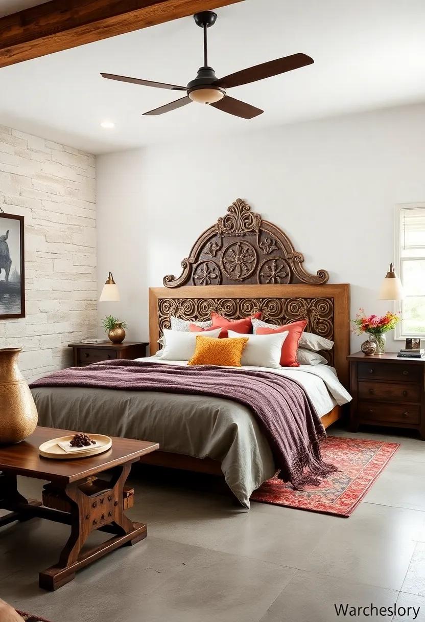 Elevate your space ⁤with a custom-made ‍headboard that features intricate carvings,serving ⁤as ⁢a focal point in your bedroom design