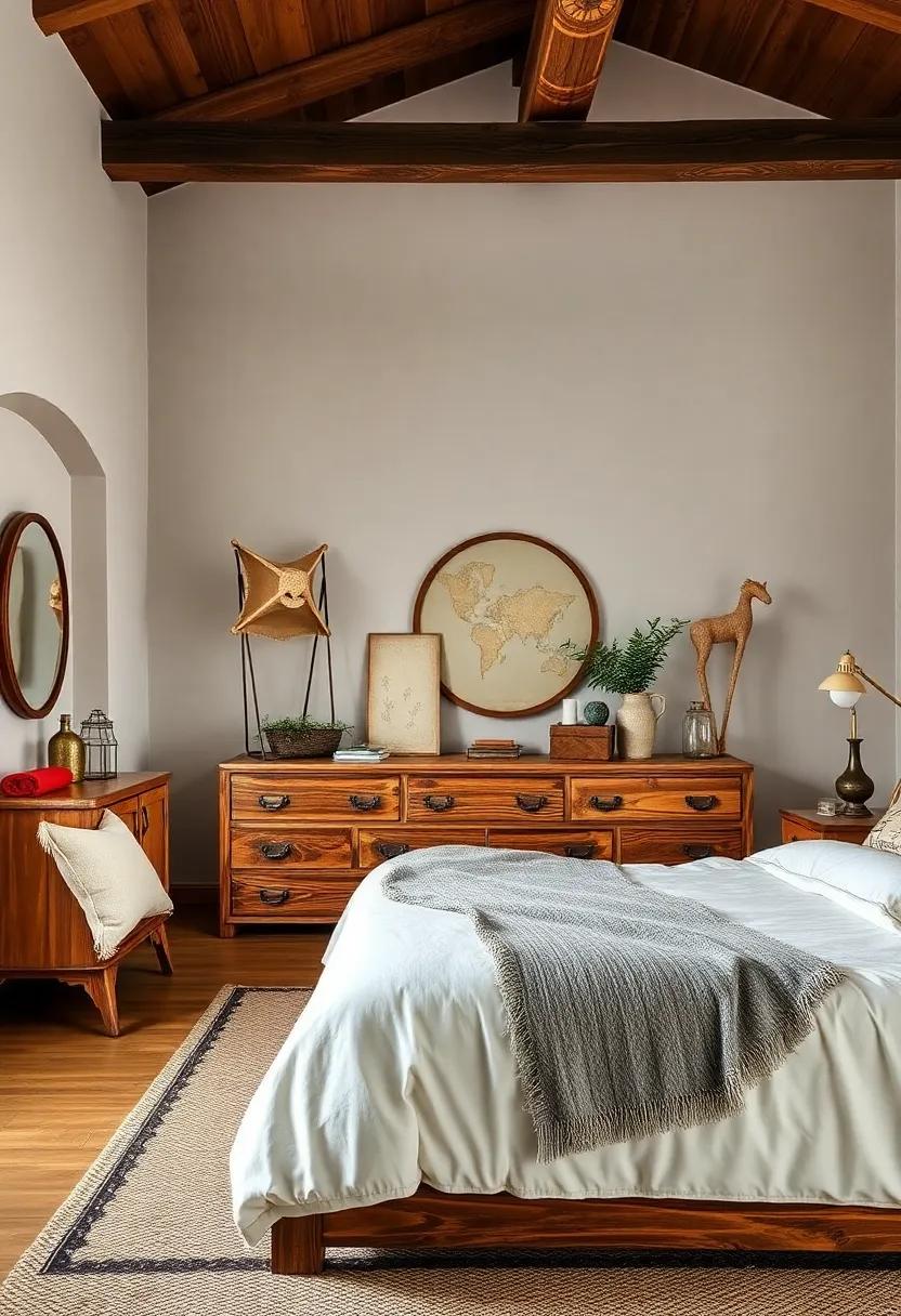 Enhance your ‌farmhouse aesthetic with a repurposed ‍dresser that⁤ showcases⁢ the beauty of vintage hardware and rich wood grains