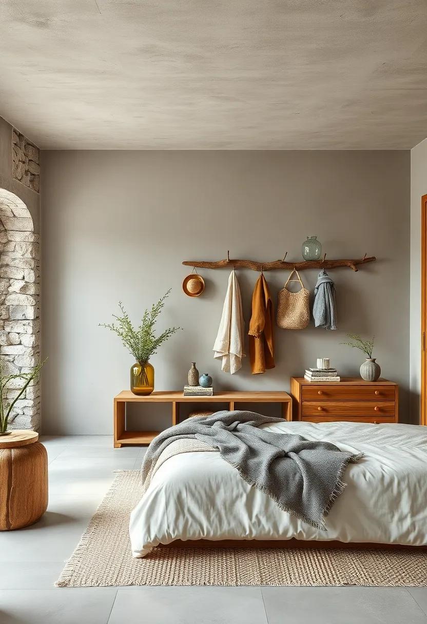 Invite nature indoors with a hand-carved wooden branch coat rack, ⁤merging functionality with organic beauty