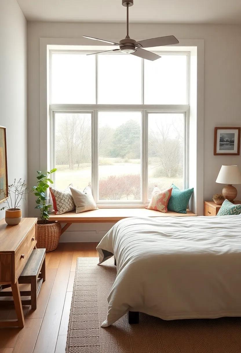 Opt for a custom-made window seat with hidden storage,⁢ inviting you to relax and enjoy the ​view while keeping clutter at bay