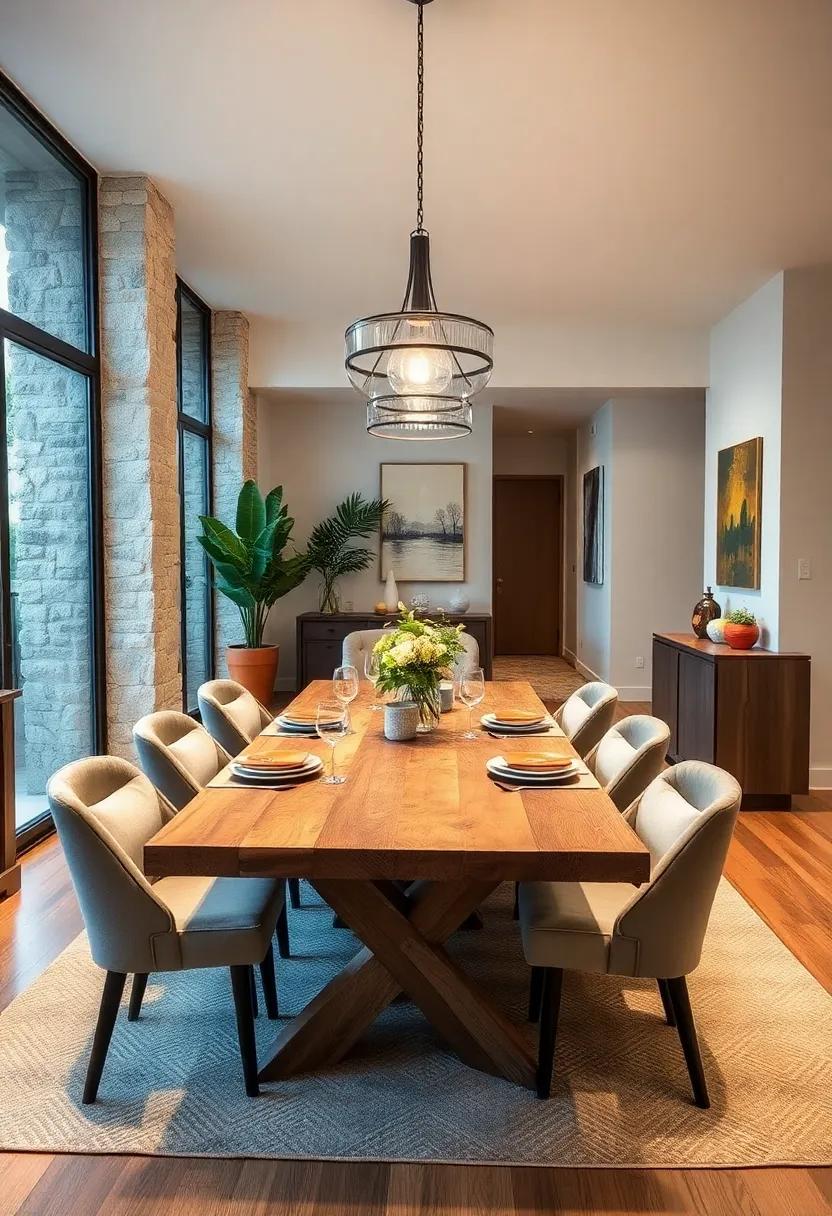 Embrace reclaimed ⁣wood: Opt for a dining ⁣table made from salvaged wood to​ infuse natural character and history into your space