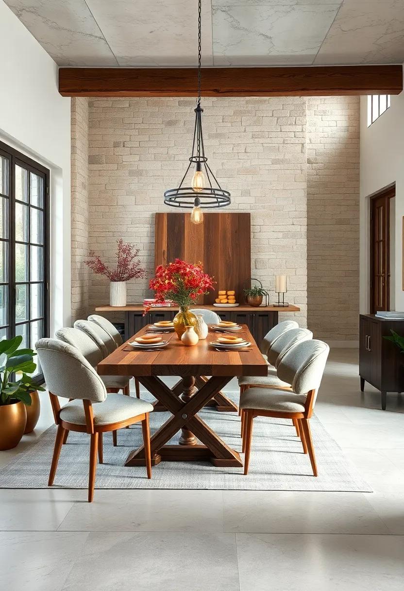 Highlight‌ natural ‍textures: Layer different‍ materials⁣ such as stone, wood, ‌and‌ metal to create a visually rich ⁢and inviting environment
