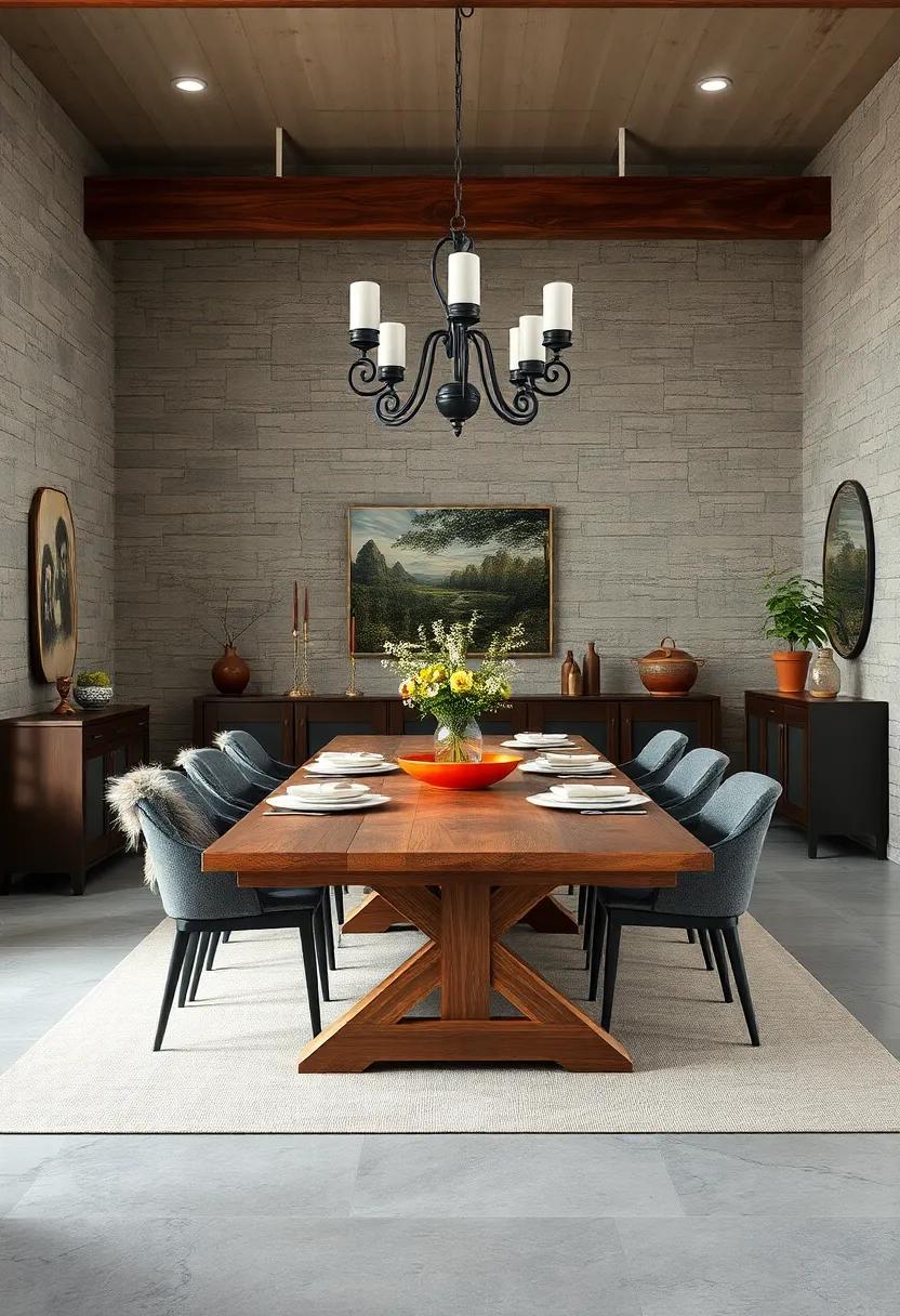 Introduce a large farmhouse table: ‍A statement piece, ⁤perfect for gathering, encourages family meals and adds a ⁣touch‍ of rustic elegance
