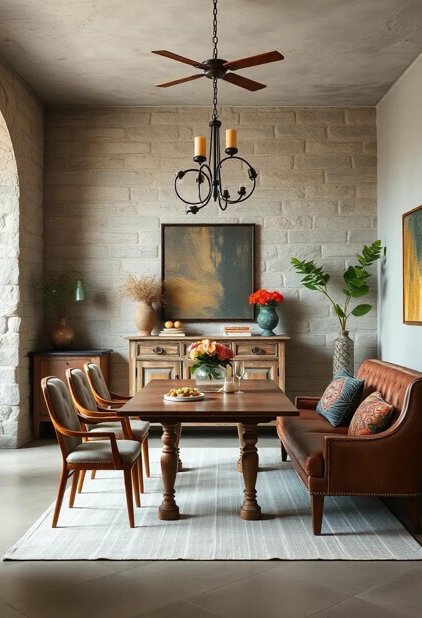 opt ​for vintage sideboards: Incorporate a weathered ‌sideboard to store ‌dining essentials while contributing ​to the rustic charm of‍ your ‌decor