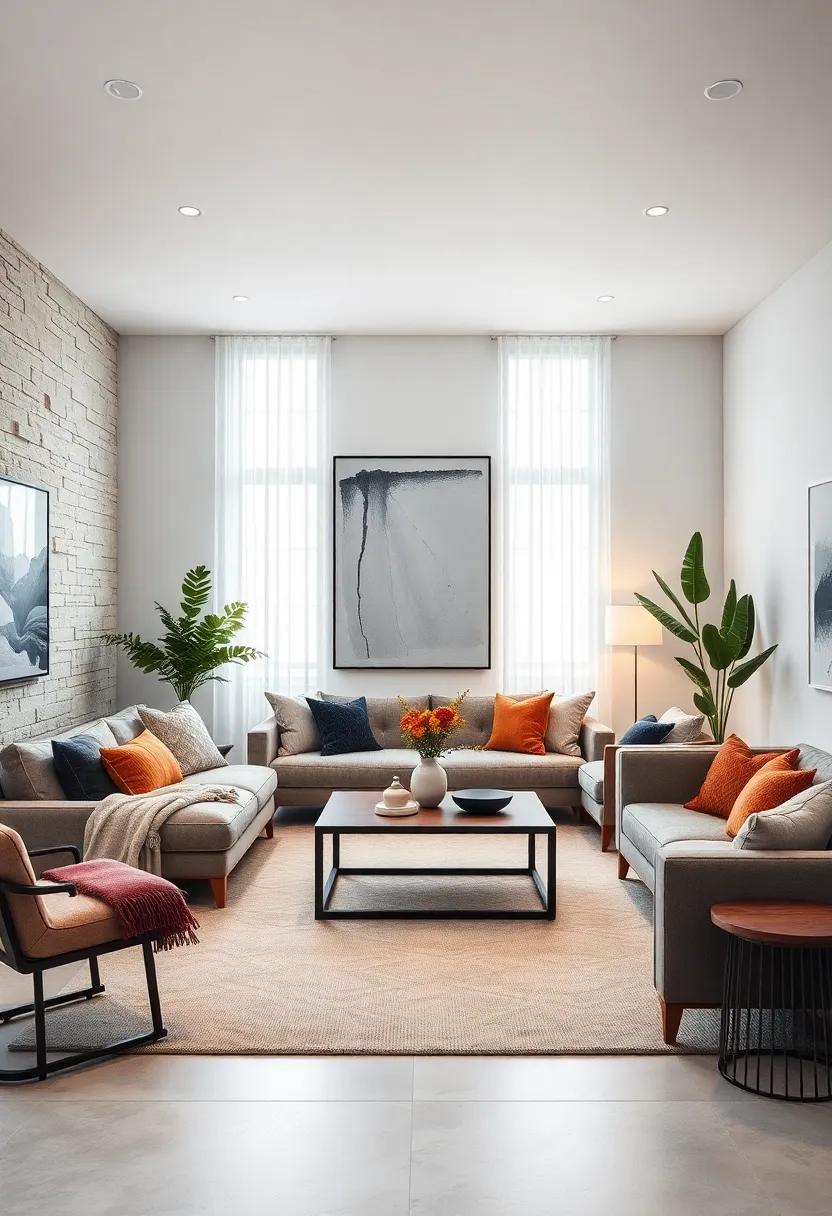Include a Focal Point: Choose a standout piece,whether it’s ⁤a bold artwork or a unique piece of furniture,to draw attention