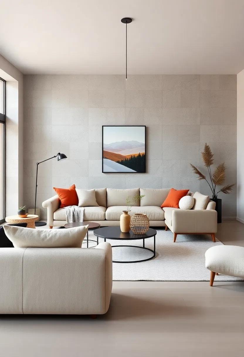 Integrate Cozy Accents: Incorporate soft ⁣throws and ⁣cushions ​in ​various‍ textures⁢ to‌ add warmth without​ clutter