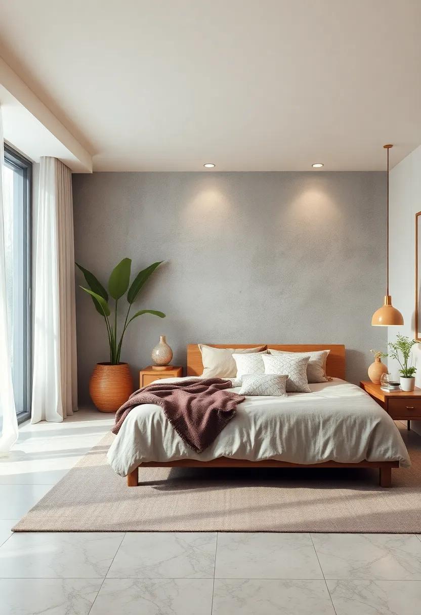 Incorporate⁤ Natural Elements: Bring in⁢ plants,wooden accents,or stone⁢ details to connect ‌your space to nature and promote tranquility
