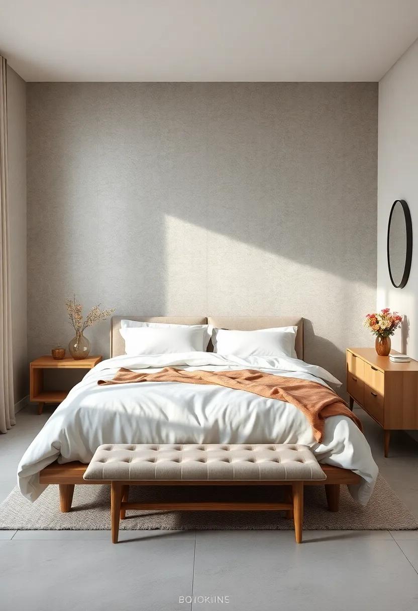 Opt for ⁤Minimalist Furniture: Select essential pieces‍ with clean lines to keep your⁢ bedroom feeling open and‌ uncluttered