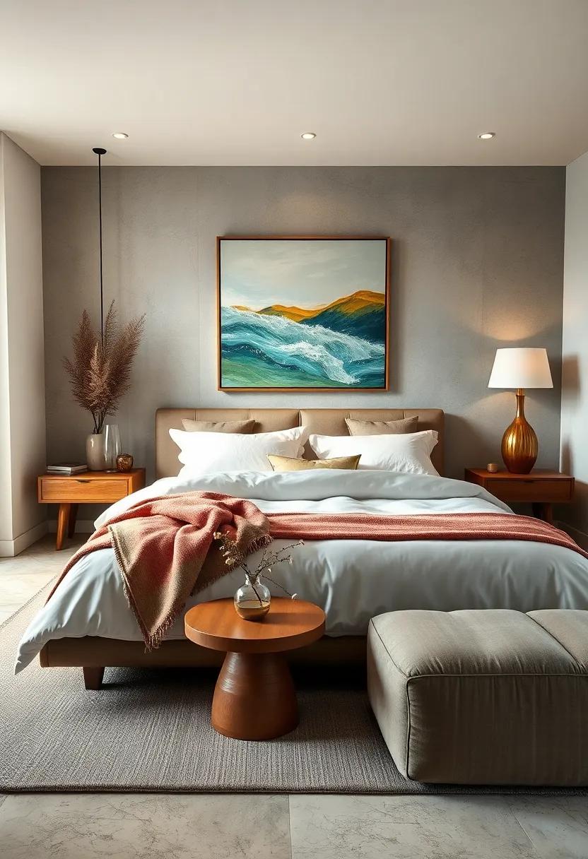 Personalize with⁤ Art: ‌Choose⁢ artwork that resonates with you—whether ⁤it’s calming⁣ landscapes or abstract designs—to inspire a relaxed mindset