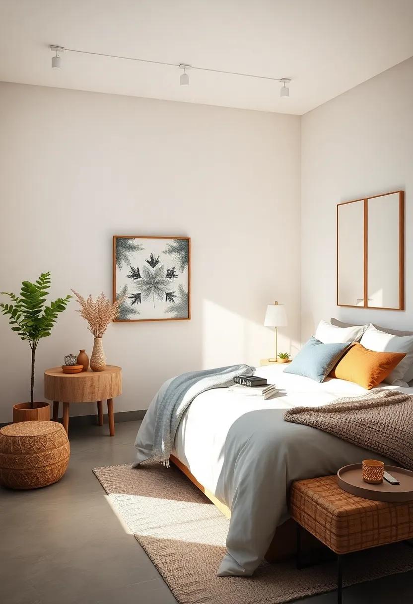 Use Mirrors⁢ wisely: Strategically ⁤place mirrors​ to ⁤enhance ⁣natural light and create⁤ a feeling of openness in your retreat