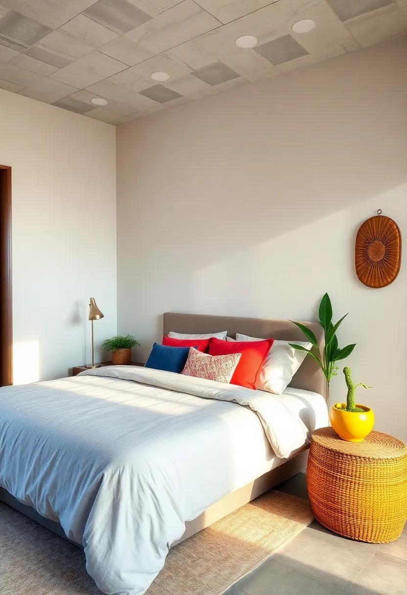 Utilize Hidden Storage: incorporate storage solutions‌ that blend seamlessly into your decor, like‍ under-bed ​drawers⁣ or decorative‍ baskets