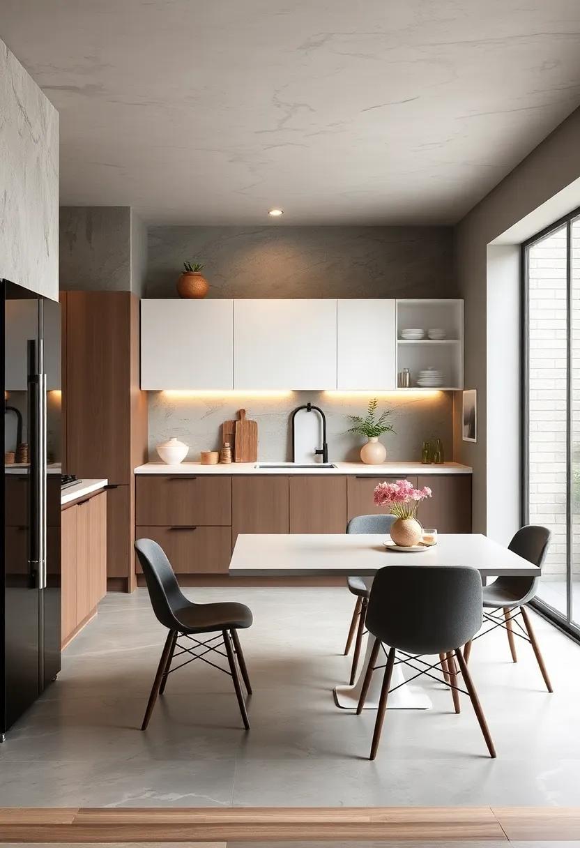 Floating Tables: Consider a floating table that can be stowed against the wall when not in use, providing both extra surface and style ⁢without clutter