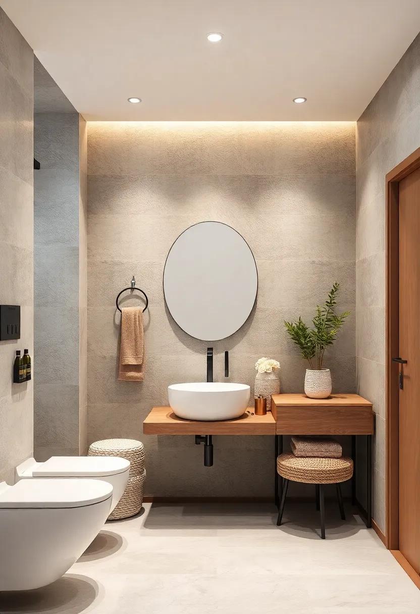 Bathroom Hooks Galore: Install stylish hooks to hang towels and robes, ensuring both functionality⁣ and a pop of design