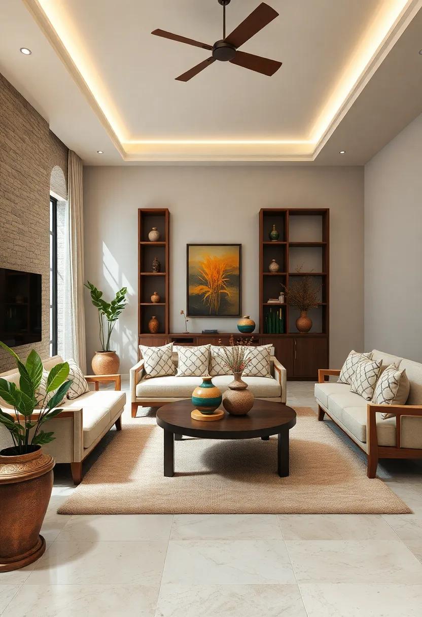 Handcrafted Pottery: incorporate unique handcrafted pottery pieces​ that serve as both functional and ​decorative items