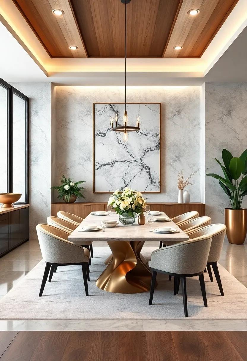 Marble Wall Art: Hang striking⁤ marble-themed ​artwork​ or ⁣prints to infuse your walls with character and a‌ sense of ⁢opulence