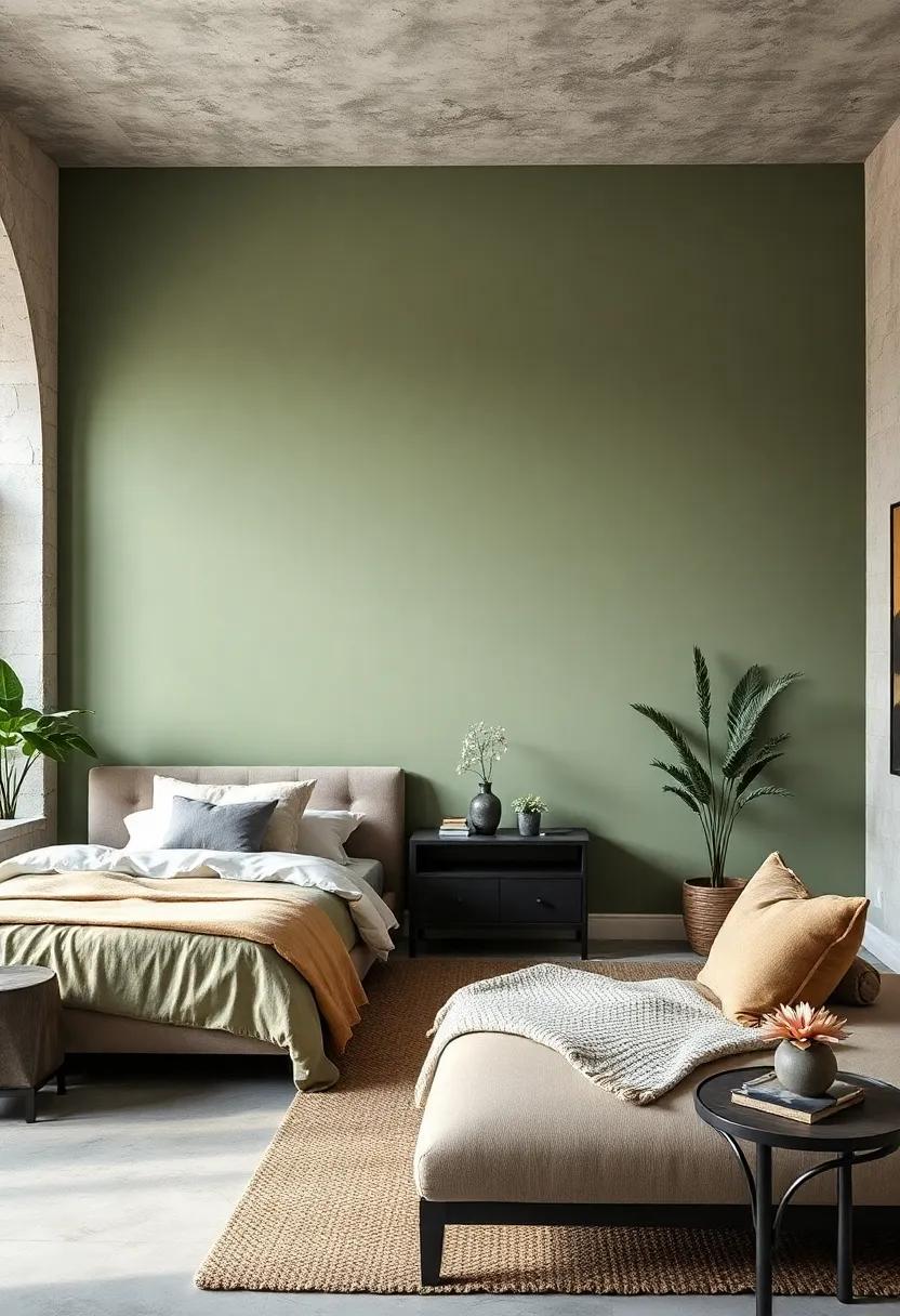 Tranquil Sage: A soft green that harmonizes beautifully with‌ dark furniture,evoking a serene and relaxing ⁤atmosphere