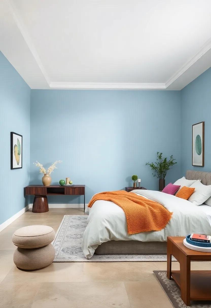 Powder ⁤Blue: A gentle and soothing color that offers a refreshing contrast to darker pieces, enhancing the overall balance‍ of the room