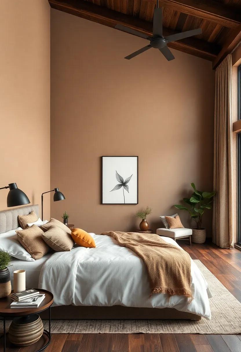 Warm Taupe: This earthy shade adds ‌depth and complements⁤ the richness of dark wood, creating an inviting space