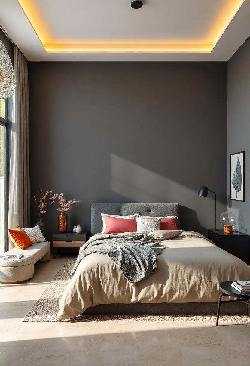 Cool ‍Slate: A deeper grey that provides a chic and⁤ modern aesthetic, creating a refined look with dark ⁤furniture