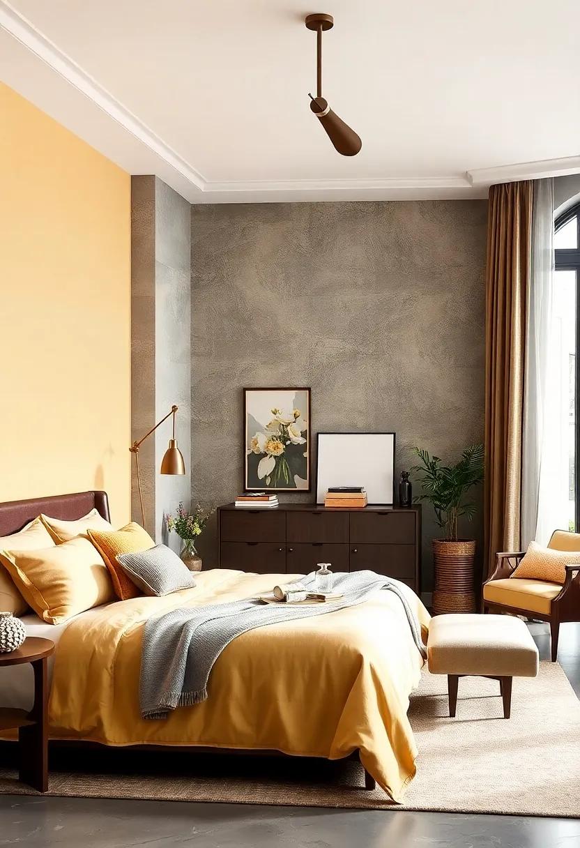 Pale Lemon: A ‌subtle, ⁤soft yellow that brightens up the space while harmonizing with the richness of dark furniture