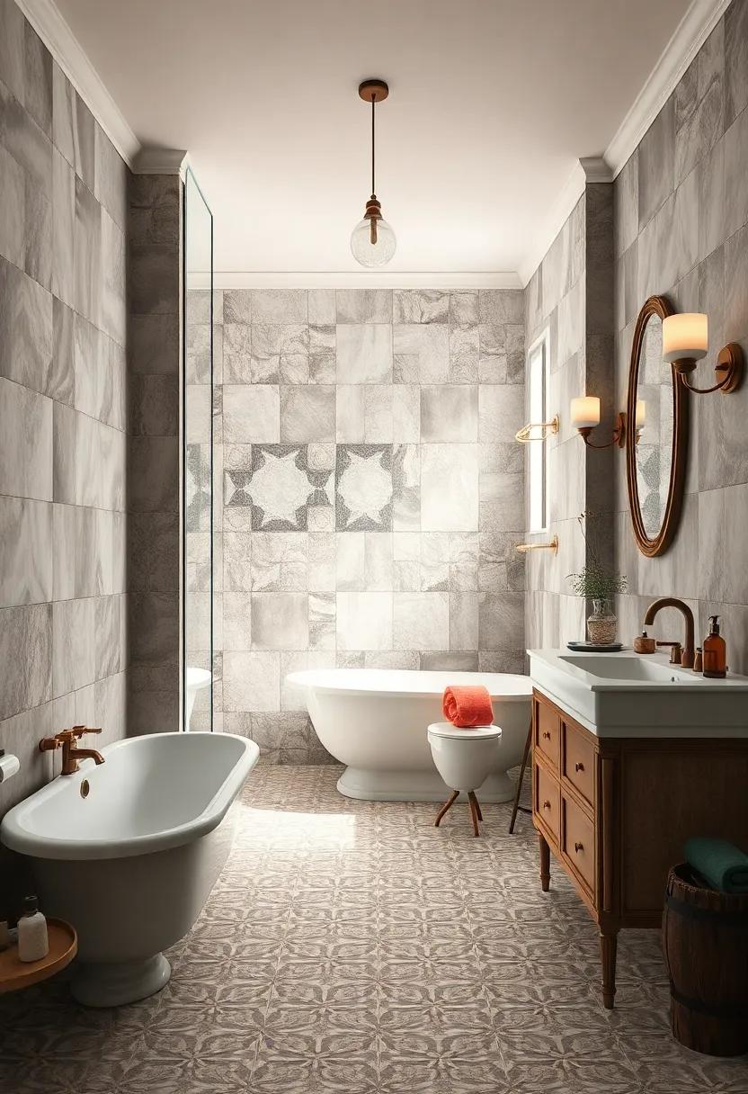 Intricate ‌Tile Patterns: Geometric patterns or unique layouts in ‍tile work can make a stunning impact, adding artistry ⁤to your floor or walls