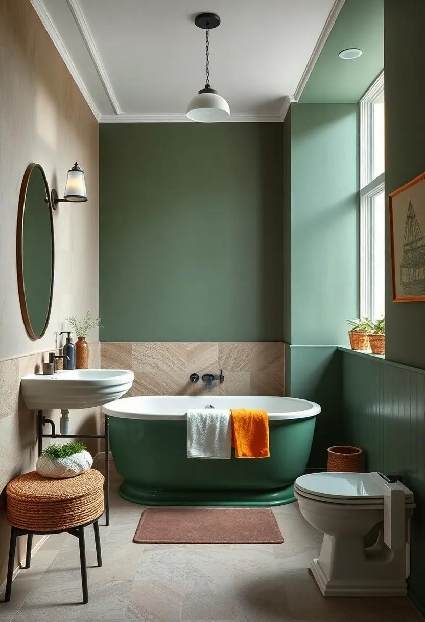 Old-World Color Scheme: Incorporate rich colors like deep greens or⁤ blues reminiscent of classic​ styles for‍ a​ bold yet elegant look