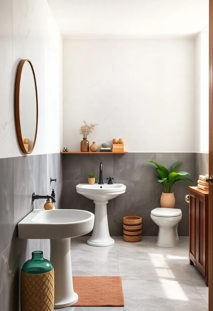 Pedestal⁢ Sinks:⁢ With their sleek design, pedestal sinks combine⁤ functionality with ⁤a touch of‍ nostalgia, perfect for small spaces