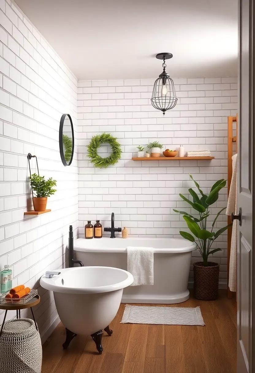 Subway Tile: ​Classic white subway ‍tiles bring ‍a timeless ‌look,providing a clean and airy backdrop that enhances any vintage decor