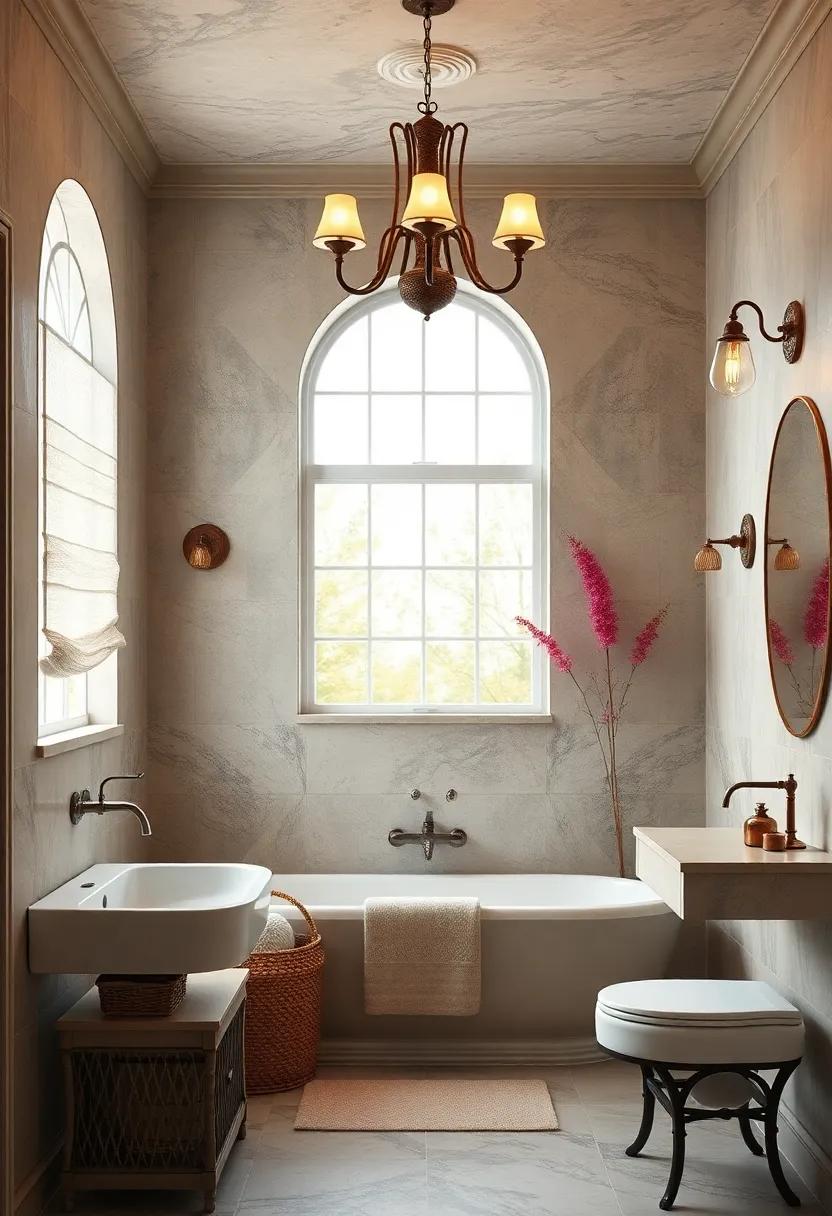Vintage ‍Lighting ⁢Fixtures:⁤ Look for chandeliers or ⁢sconces ⁢that echo ​the⁤ elegance of bygone eras, casting a ⁢warm glow in the⁣ space