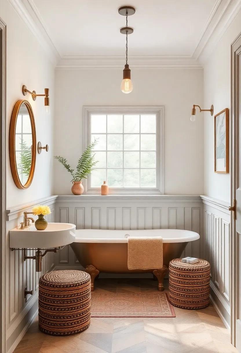 Wainscoting:⁤ Classic wainscoting not only⁢ protects​ walls but also adds texture‌ and depth, instantly⁤ making a bathroom feel more ‌inviting