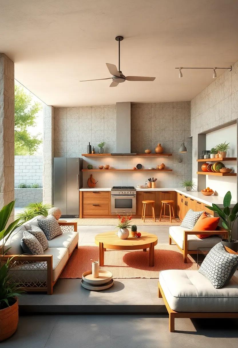 Children-Friendly Space: designate an area where children can safely play or assist in cooking, ensuring your kitchen is family-friendly and fun