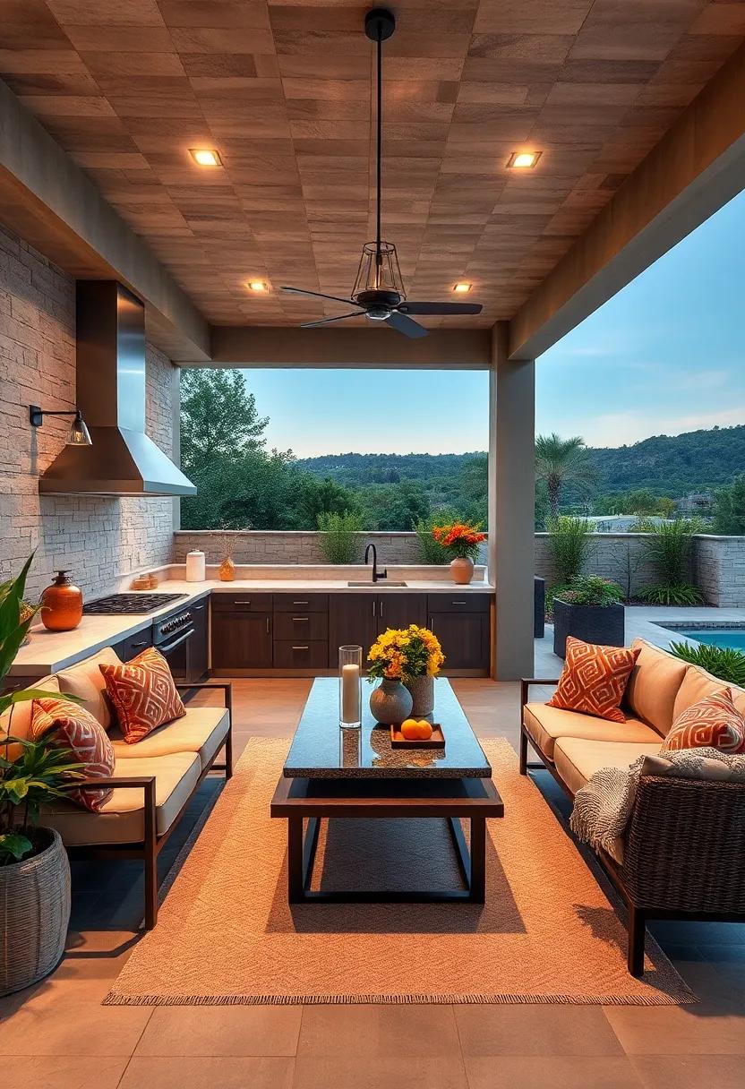 Enhance the View: position your kitchen with a view in mind,whether it’s overlooking your garden,pool,or stunning natural landscape