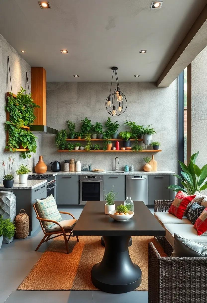 Vertical Gardens: Integrate vertical planting walls or herb gardens to ​infuse your cooking space with​ fresh ingredients right at your fingertips
