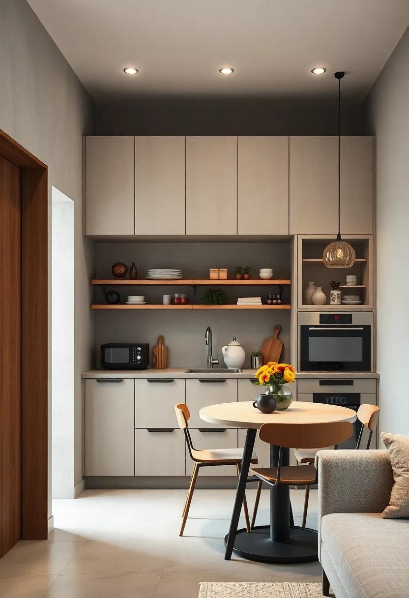 Foldable Kitchen Assistant: Implement a foldable ​kitchen assistant that can⁢ act as a‌ temporary workspace or‌ storage unit ⁣when ⁤needed