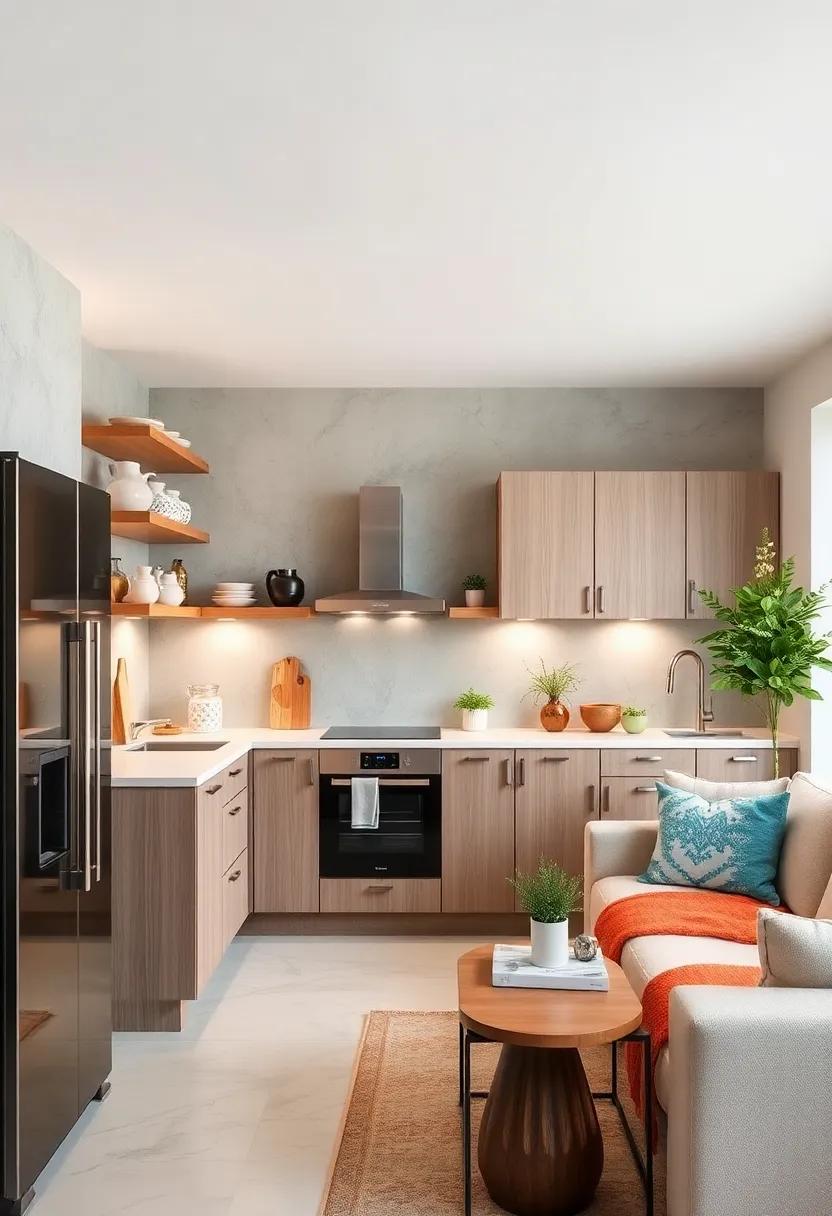 Open Shelving: Replace​ upper cabinets ​with open shelving to create an⁣ airy feeling ⁢and display your ​favorite kitchenware