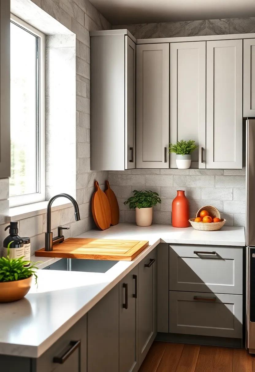 Over-the-sink ‌Cutting Board: Use a cutting board that rests over‍ your sink to create additional prep space without needing extra countertops