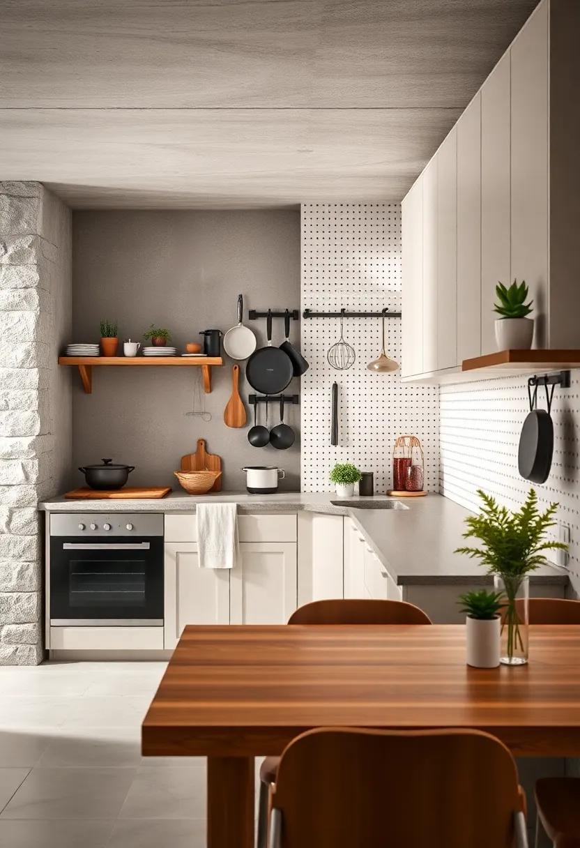 Pegboard Wall: Install a pegboard on the wall to hang ​pots,‍ pans, and kitchen tools, freeing up valuable cabinet space