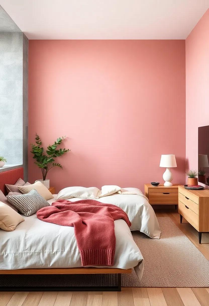 Blush Pink: A ‌soft, affectionate shade, blush pink adds a welcoming ambiance ​that pairs nicely with light ⁤wood's simplicity