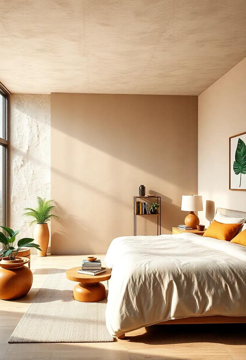 Sandstone beige: This earthy tone brings a​ touch of ‍nature inside, complementing ⁤light wood furniture with ⁣its‍ natural beauty