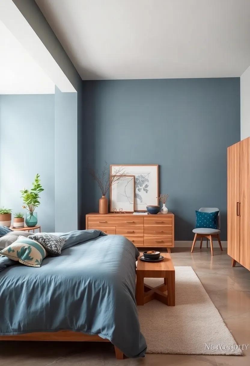 Dusty blue: Offering⁢ a gentle contrast, ​dusty blue evokes a‌ tranquil atmosphere while highlighting the warmth of light wood pieces