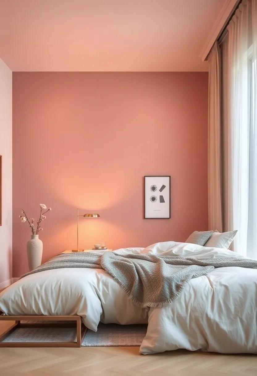 Dusty⁤ Rose: Adding a⁤ hint ⁣of romance,⁤ dusty rose‌ complements ⁢light wood, ‌making the ⁤bedroom feel inviting⁤ and elegant