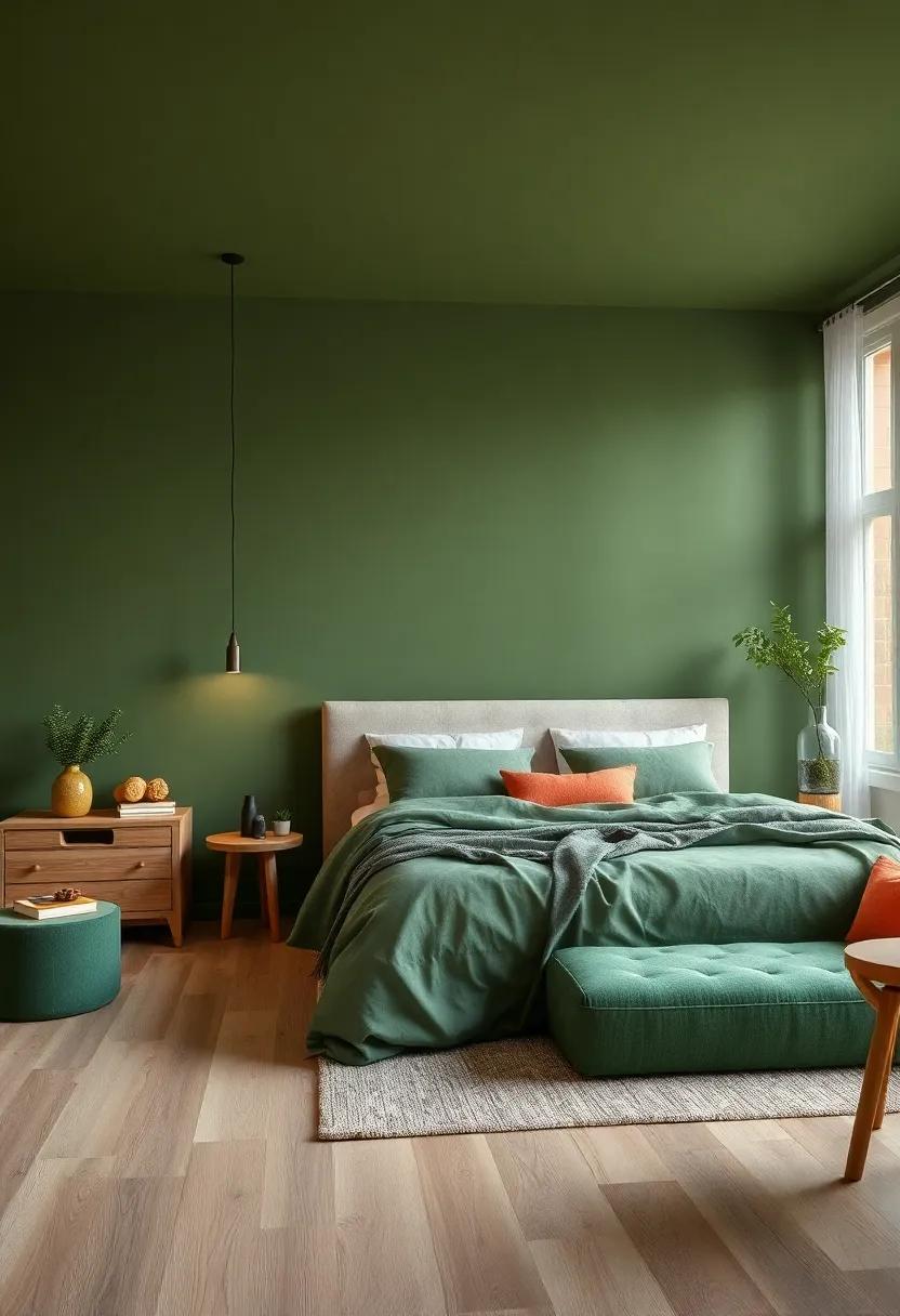 olive‍ Green: Rich ⁤yet subtle, olive green ‌adds depth‍ and a touch ⁢of natural beauty,‍ harmonizing⁢ perfectly with light wood tones