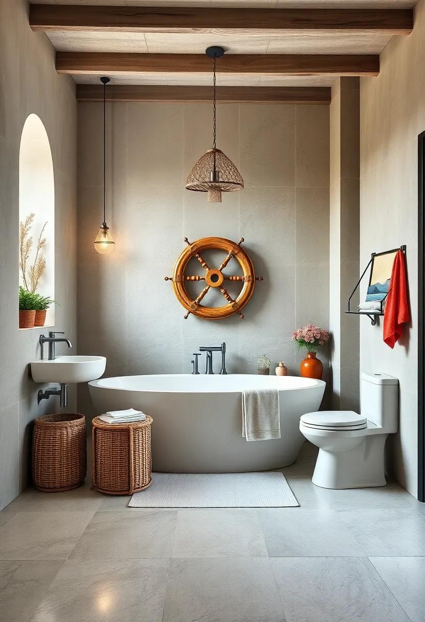 Add‍ a ⁤Ship Wheel or Lifebuoy as a Focal Point